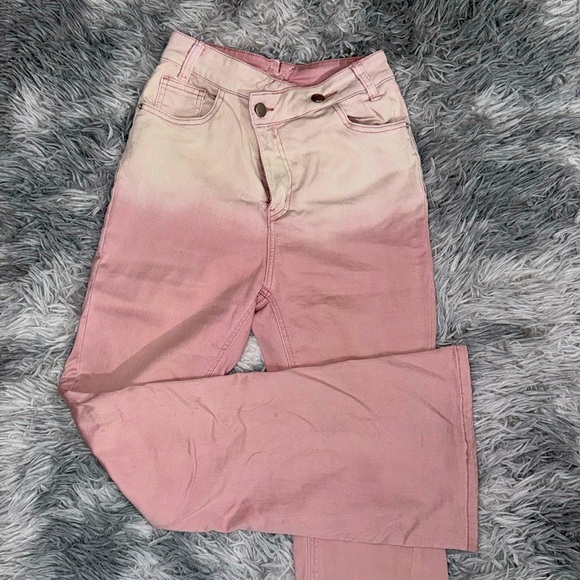 White & Pink jeans - Picture 1 of 7